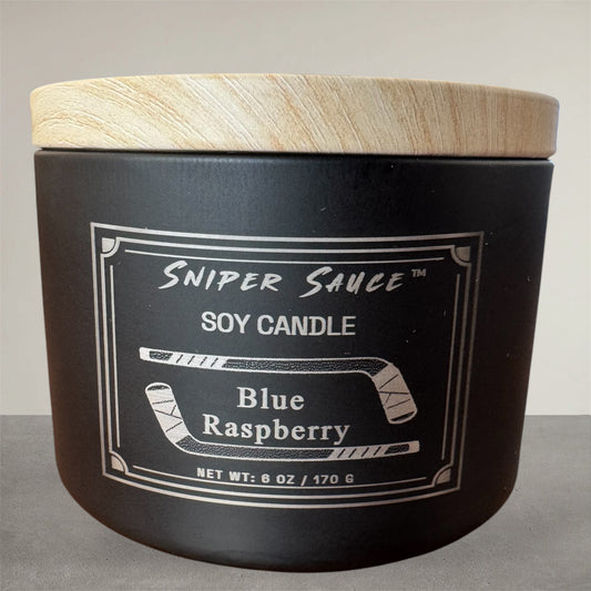 Blue Raspberry Premium Soy Candle | Sniper Sauce