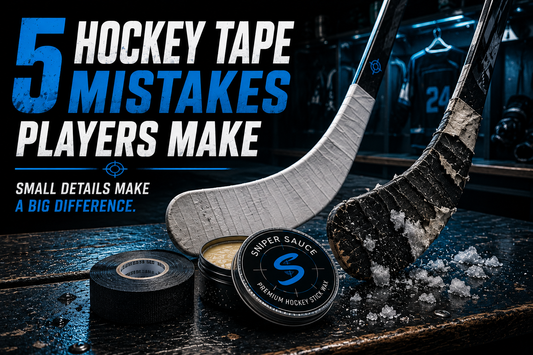 5 Hockey Tape Mistakes Players Make | Sniper Sauce