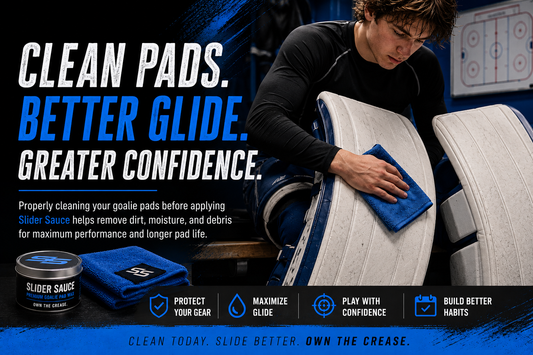 How to Clean Goalie Pads Before Applying Wax | Slider Sauce
