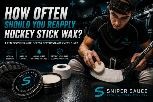 How Often Should You Reapply Hockey Stick Wax? | Sniper Sauce