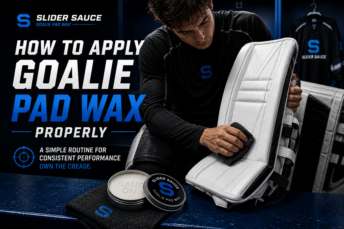 How to Apply Goalie Pad Wax Properly | Slider Sauce