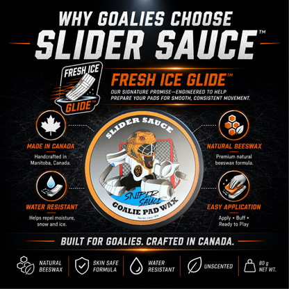 Slider Sauce Goalie Pad Wax Fresh Ice Glide Unscented