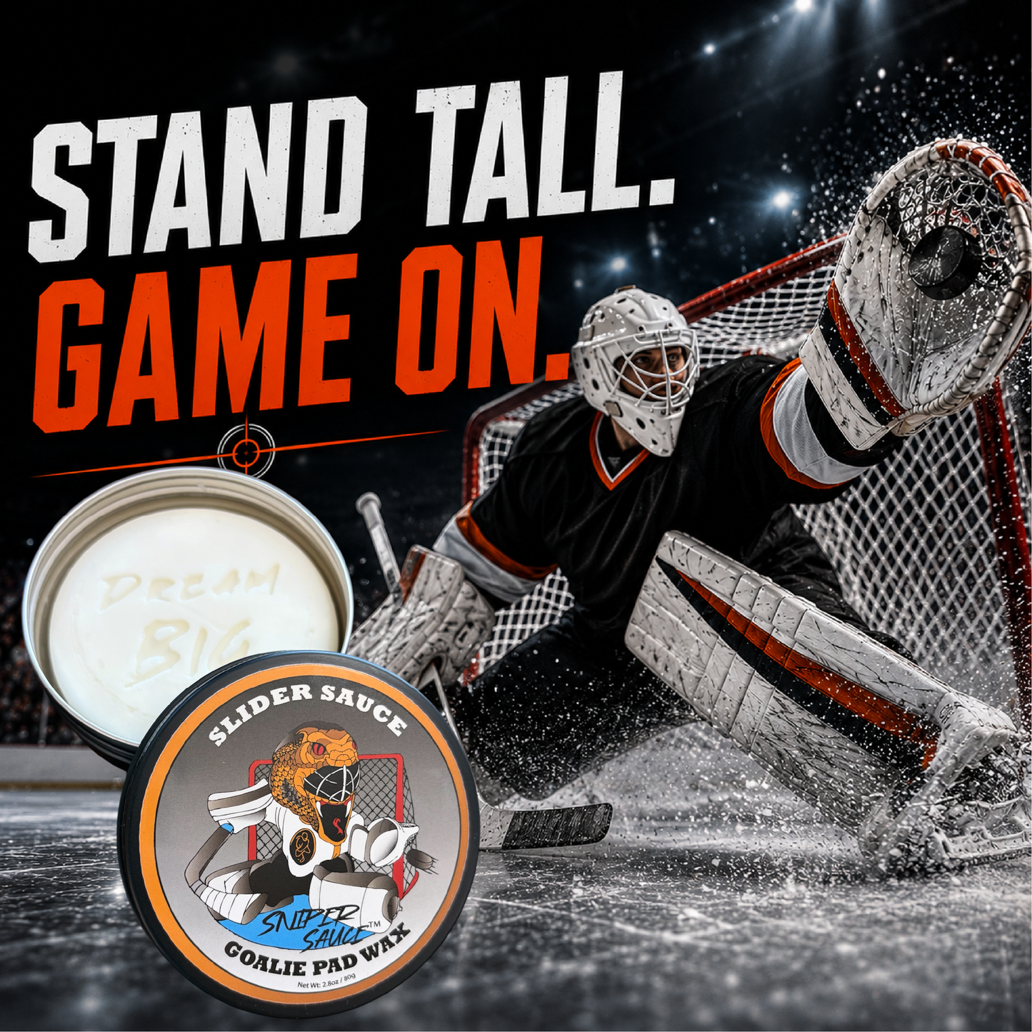 Slider Sauce Goalie Pad Wax Fresh Ice Glide Unscented