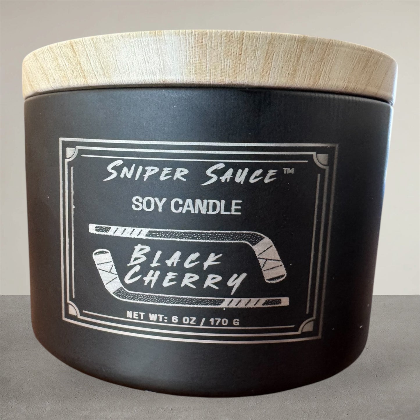 Sniper Sauce Premium Soy Candle - Black Cherry