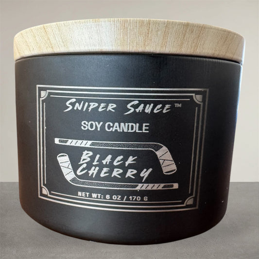 Sniper Sauce Premium Soy Candle - Black Cherry