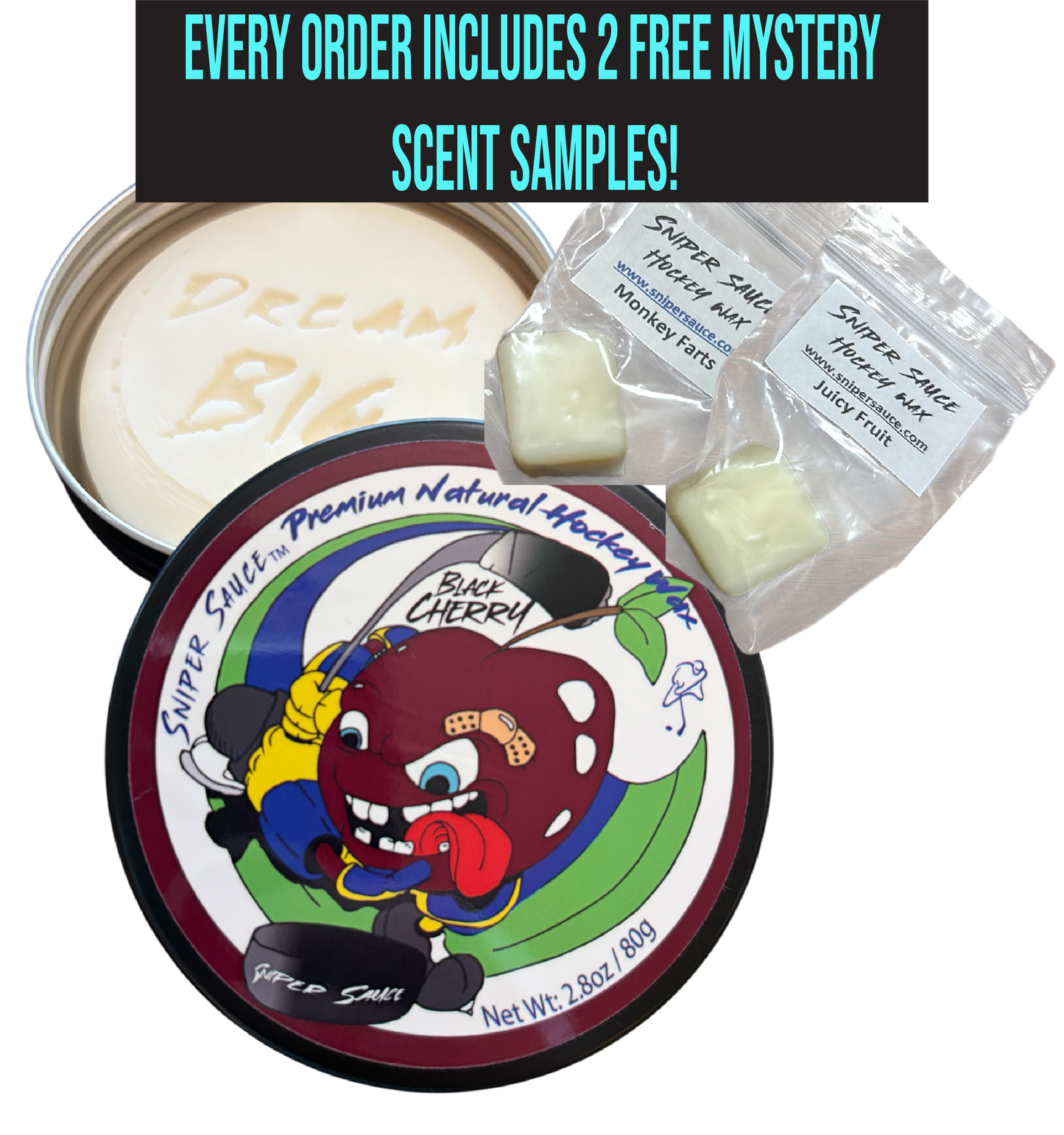 Black Cherry - Premium Natural Beeswax Hockey Stick Wax