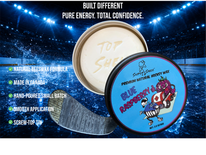 Blue Raspberry - Premium Natural Beeswax Hockey Stick Wax