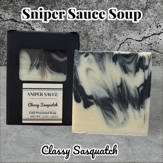 Sniper Sauce Premium Soap - Classy Sasquatch
