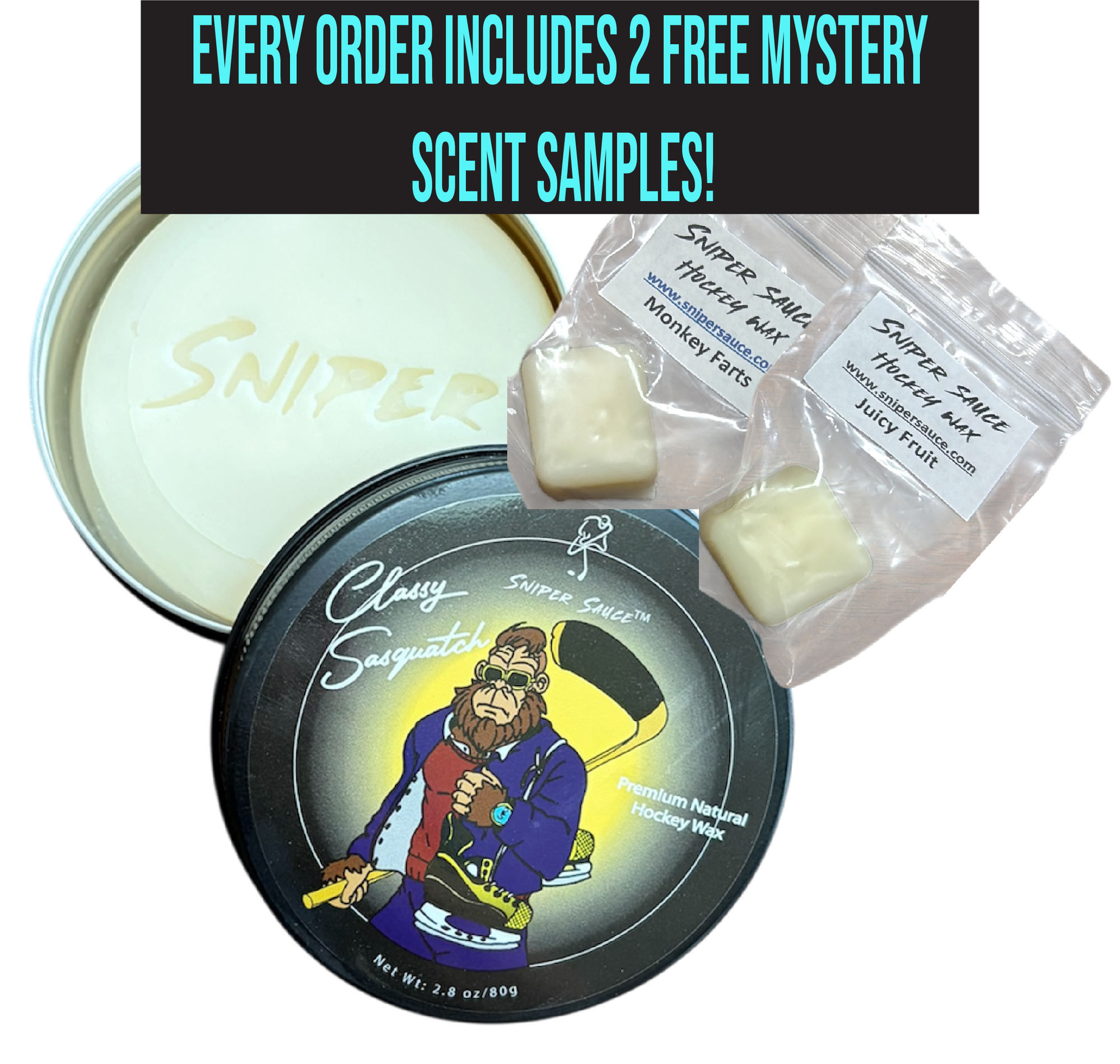 Classy Sasquatch - Premium Natural Beeswax Hockey Stick Wax