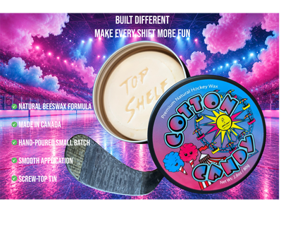 Cotton Candy - Premium Natural Beeswax Hockey Stick Wax