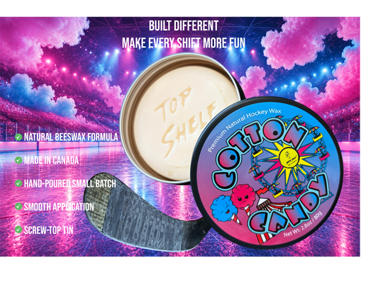 Cotton Candy - Premium Natural Beeswax Hockey Stick Wax