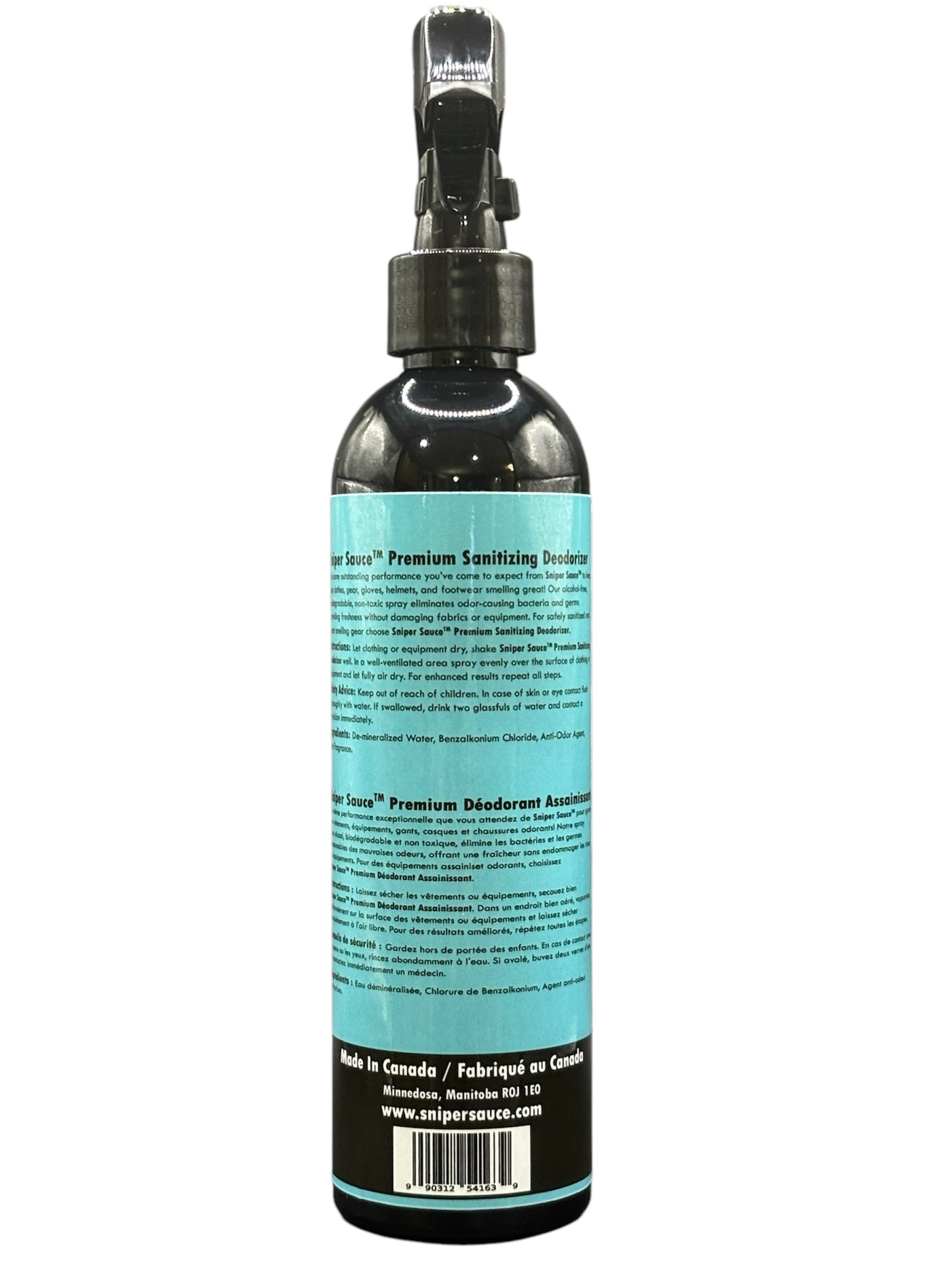 Sniper Sauce Premium Sanitizing Deodorizer Spray