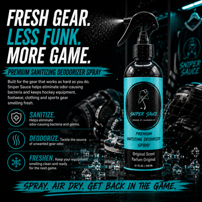 Sniper Sauce Premium Sanitizing Deodorizer Spray