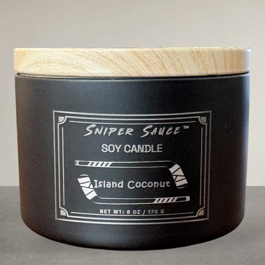 Sniper Sauce Premium Soy Candle - Island Coconut
