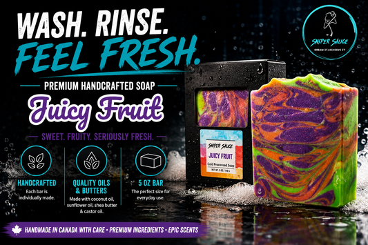 Sniper Sauce Premium Handmade Soap – Juicy Fruit